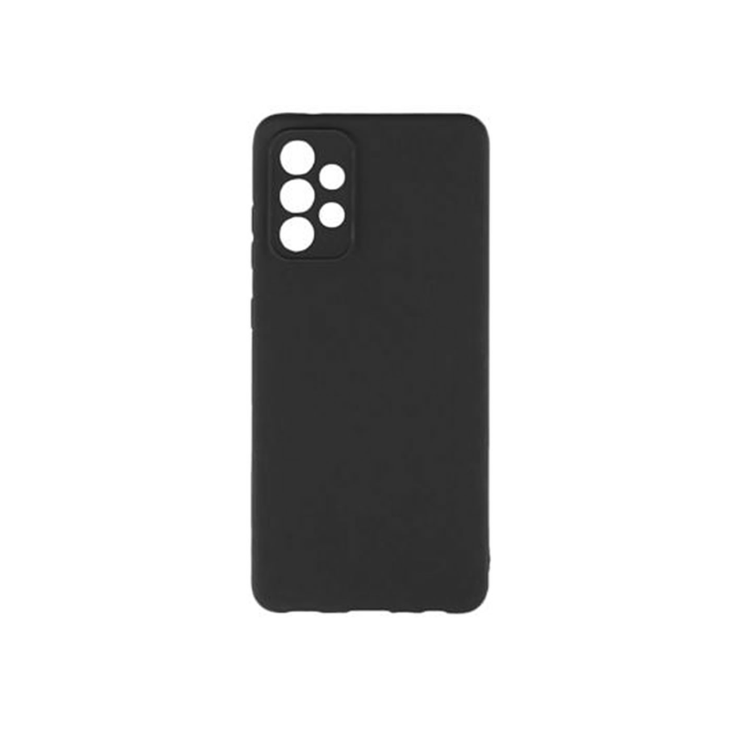 Crna silikonska maska Liva Lens za Samsung A73 5G