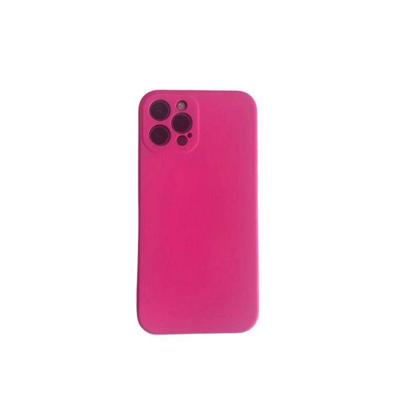 Roze silikonska maska za Samsung A15 sa zaštitnim ivicama