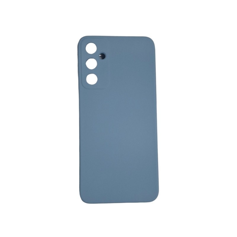 Plava silikonska maska za Samsung Galaxy A16 na beloj pozadini