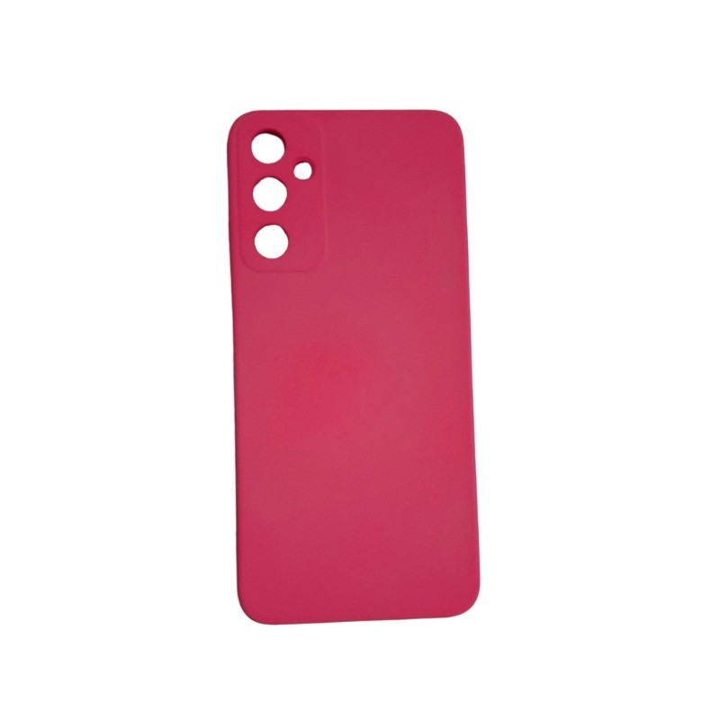 Roze silikonska maska za Samsung A25 sa zaštitnim ivicama