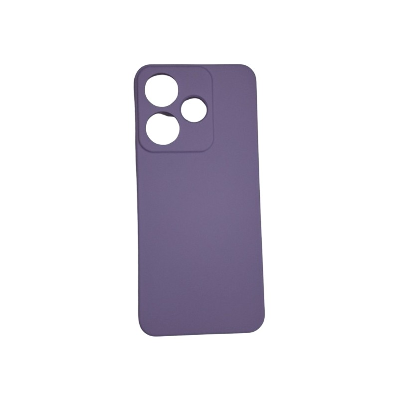 Ljubičasta silikonska maska za Xiaomi Redmi 13 telefon