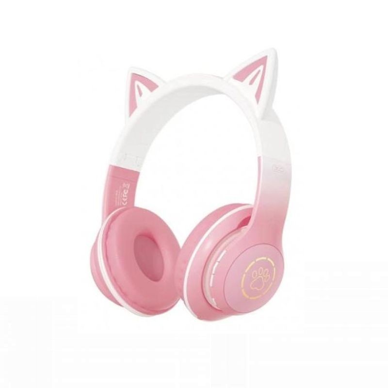Roze XO Cat BE38 slušalice sa mikrofonom i udobnim nastavcima za uši