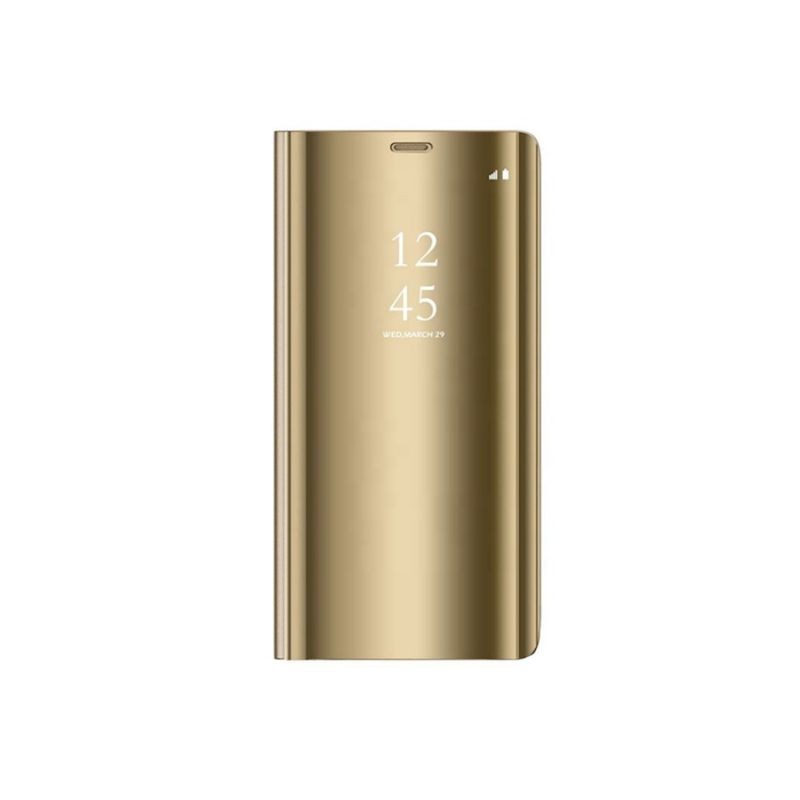 Smart Clear View preklopna futrola za Samsung S22 Plus u zlatnoj boji