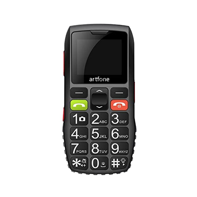 Artfone C1 Black telefon na tipke sa velikim dugmadima i crnim dizajnom