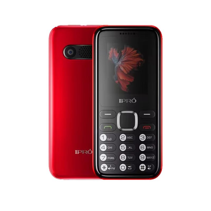 IPRO A10 Mini crveno-crni telefon na tipke sa kompaktnim dizajnom