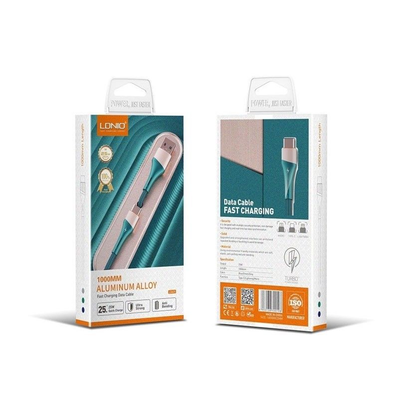 Sivi USB Type C kabal LDNIO LS631 sa 30W brzim punjenjem