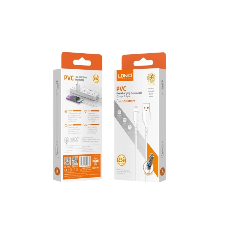 LDNIO LS842 USB Type-C kabal za brzo punjenje, dužine 2 metra