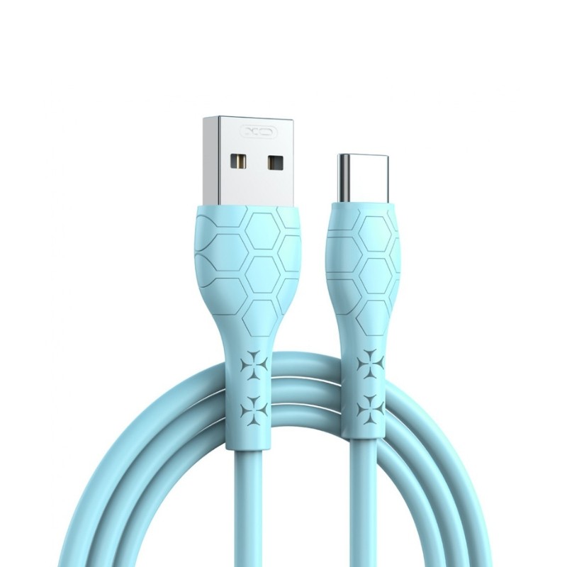Plavi XO NB240 USB-C kabal za brzo punjenje, dužine 1 metar