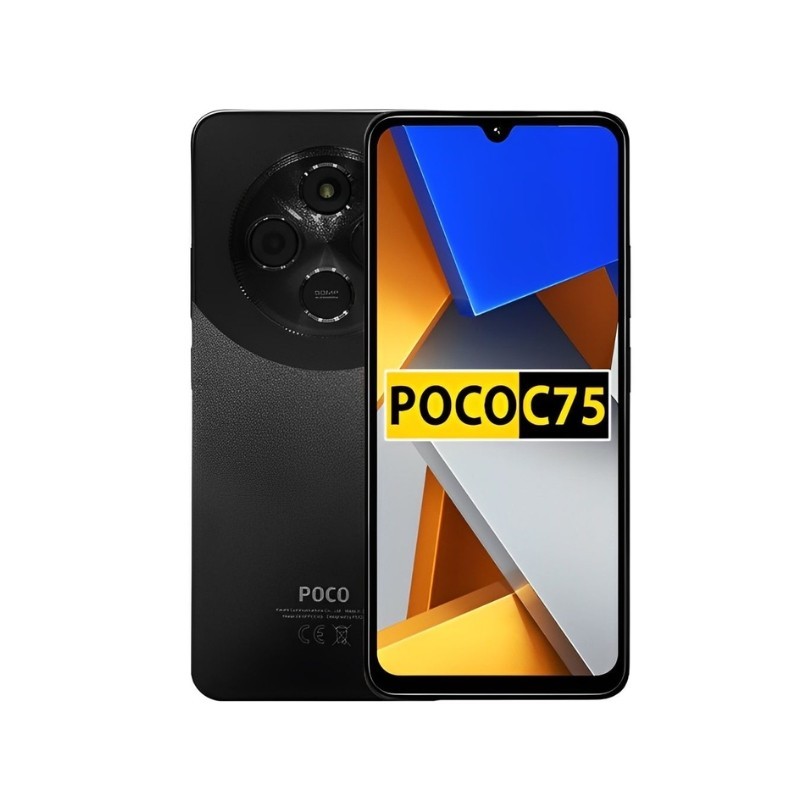 Xiaomi Poco C75 6GB 128GB crni pametni telefon sa HD+ ekranom