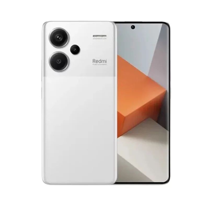 Xiaomi Redmi Note 13 Pro+ 5G bijeli telefon sa AMOLED zaslonom i četverostrukom kamerom