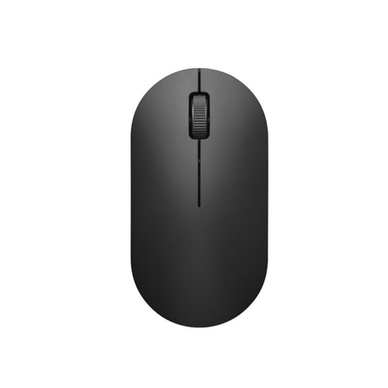 Xiaomi Wireless Mouse Lite 2 crni bežični miš na beloj podlozi
