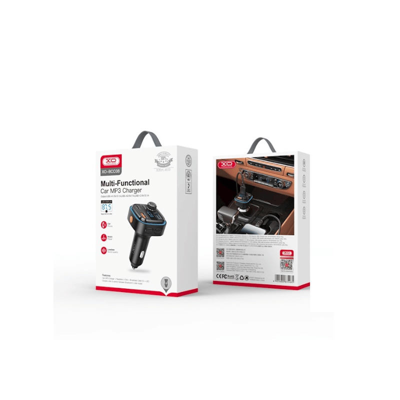 XO FM Transmiter Bluetooth BCC08 sa MP3 i auto punjačem
