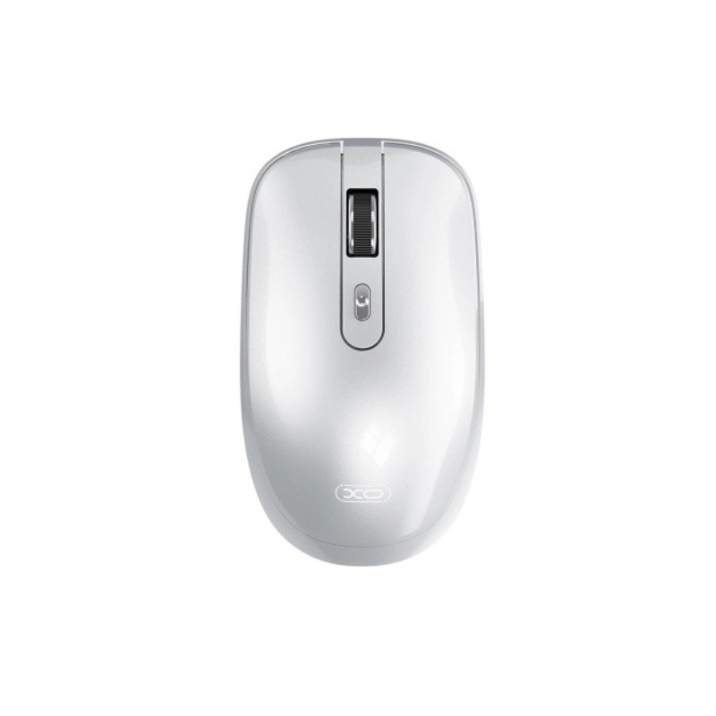 XO M11 Wireless miš u srebrno-crnoj boji na beloj podlozi