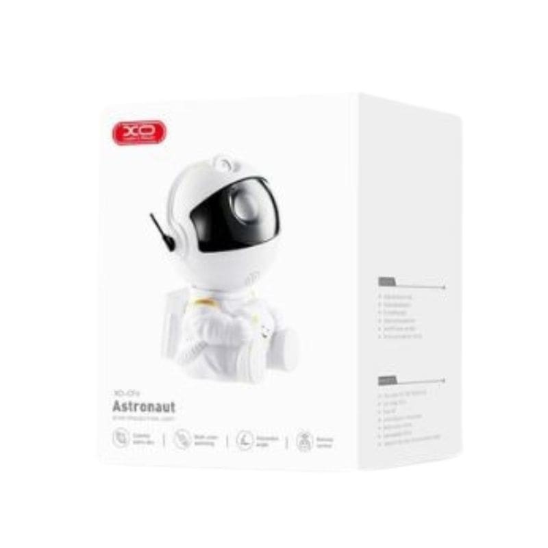 XO CF4 Mini projektor i lampa Astronaut na beloj podlozi