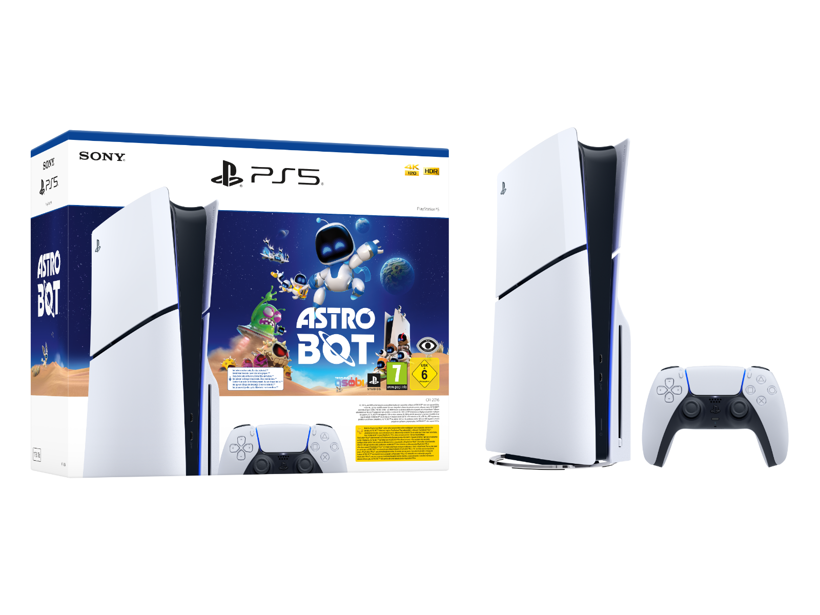 PlayStation 5 Slim Digital Edition konzola sa Astro Bot igrom