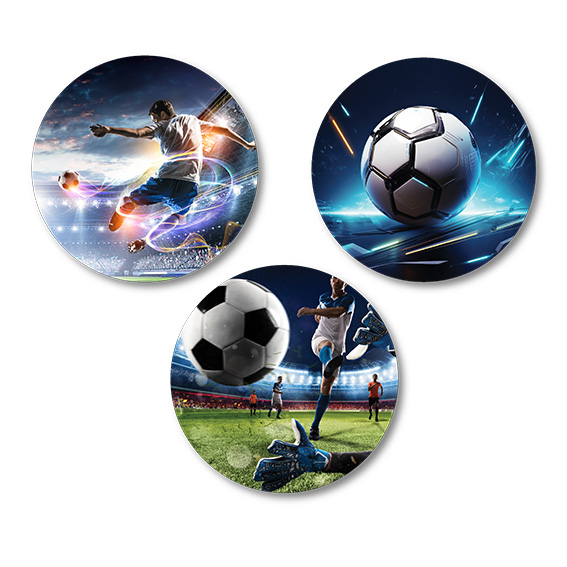 TTS Football Patch ME 3/1 stiker za udžbenike i ruksake