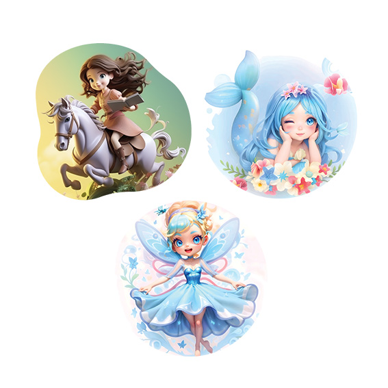 TTS Stiker Fairy Patch Me 3/1 - višekratni stiker sa šarenim motivima