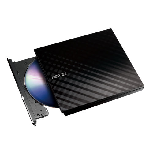 ASUS eksterni DVD reder SDRW-08D2S-U LITE, crni, tanak dizajn