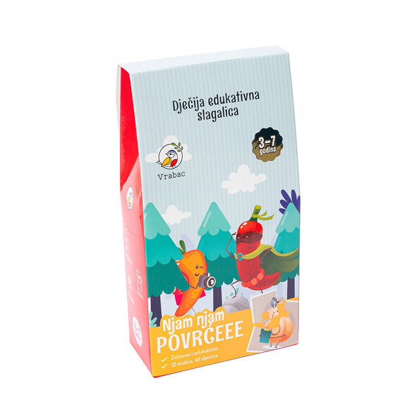 MO Puzzle Fun Mini sa slikama povrća za decu