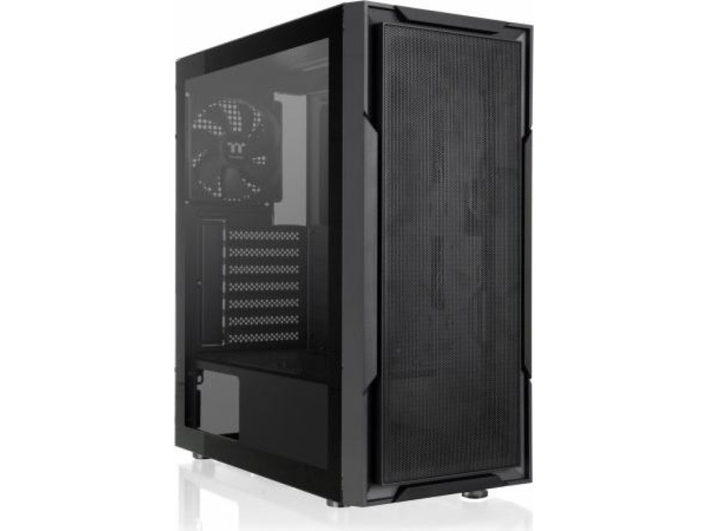 Thermaltake Versa XM1 TG Mid Tower kućište u crnoj boji sa temperisanim staklom i ugrađenim ventilatorom