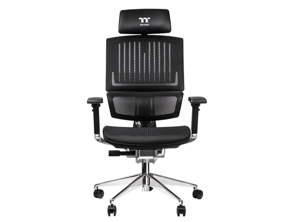 Thermaltake CyberChair E500 crna gaming stolica sa mesh naslonom i podesivim naslonjačima za ruke