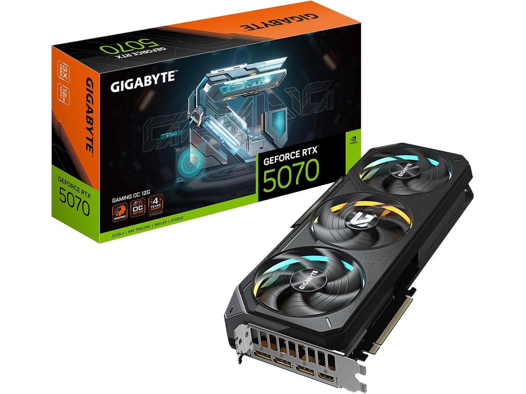 Gigabyte 5070 Gaming OC grafička kartica sa 12GB GDDR7 memorije i NVIDIA GeForce čipsetom