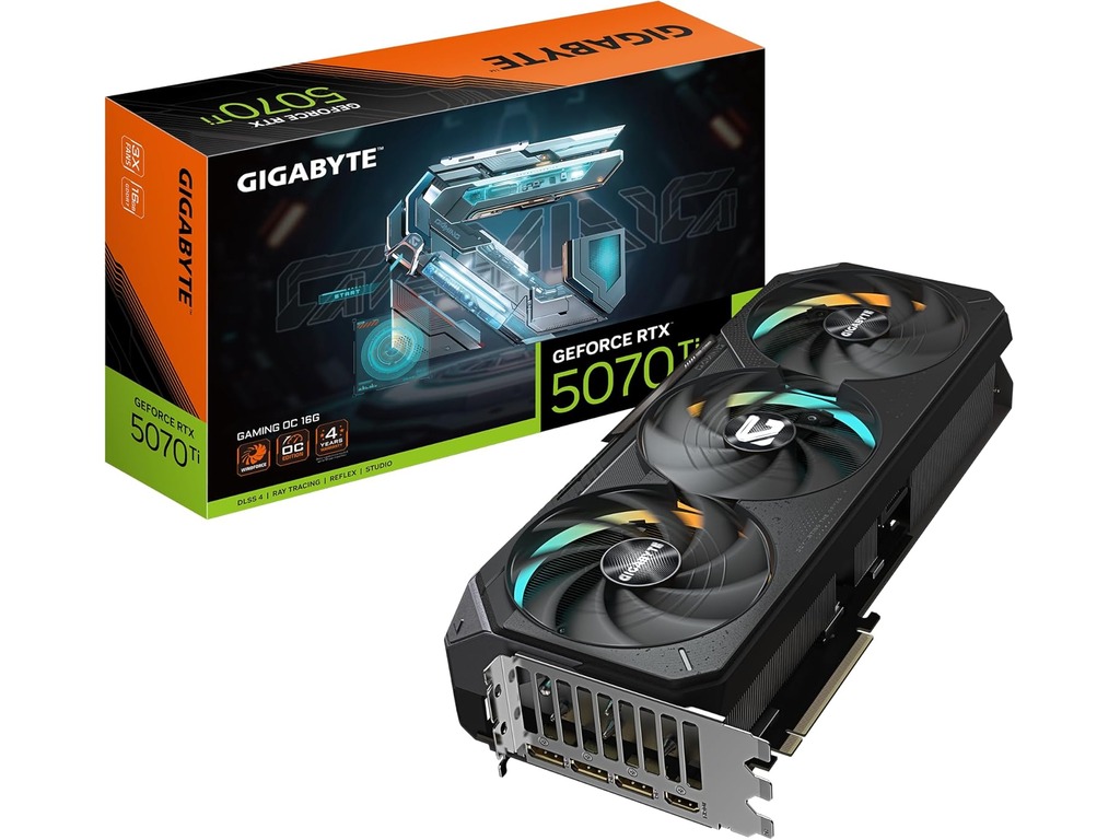 Gigabyte 5070Ti Gaming OC grafička kartica sa 16GB GDDR7 memorije i RGB osvetljenjem