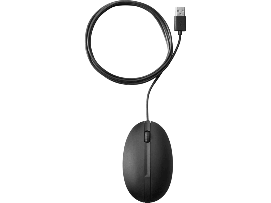 HP 320M Wired Mouse - crni zicani miš sa ergonomskim dizajnom i preciznim senzorom