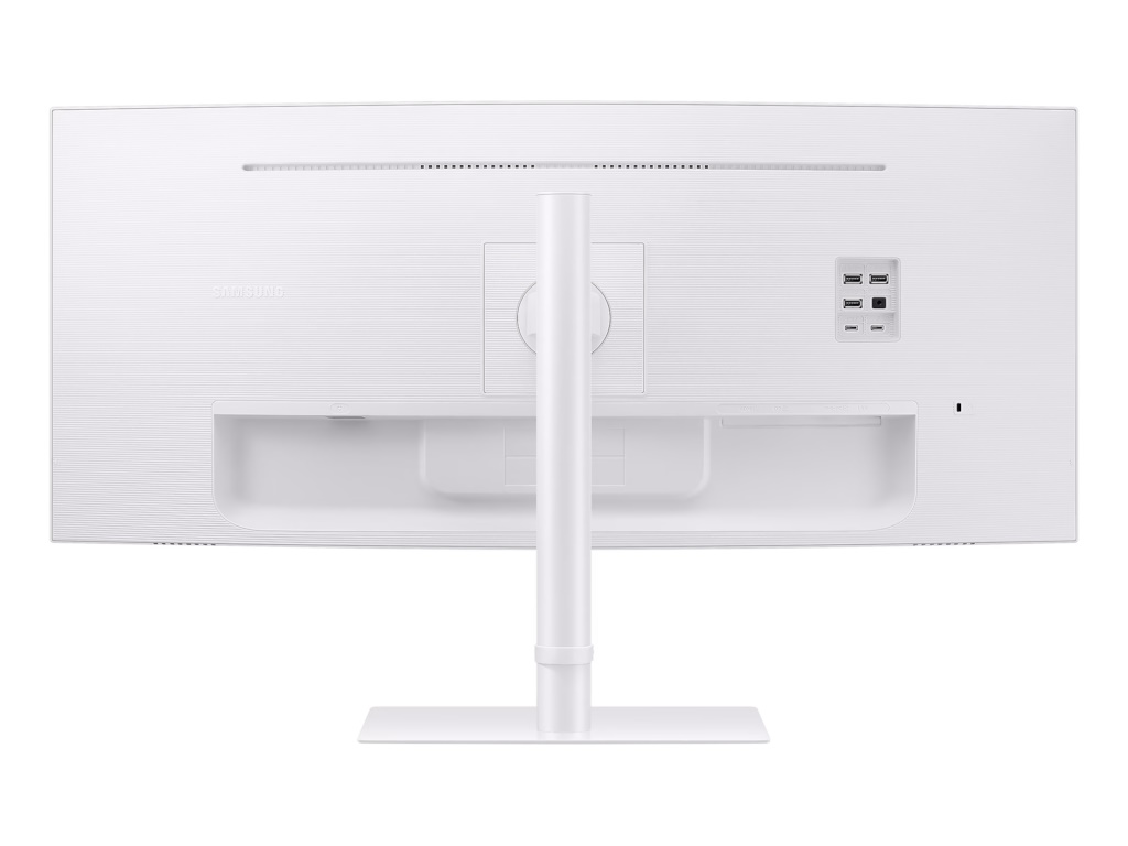Samsung 34" ViewFinity S65TC UWQHD zakrivljeni monitor u bijeloj boji sa širokim ekranom i modernim dizajnom