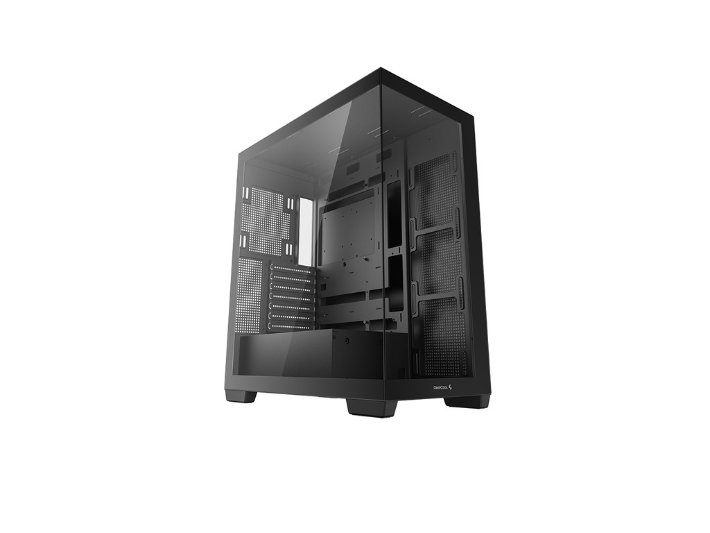 DeepCool CG580 Black kućište sa temperiranim staklom i crnim dizajnom