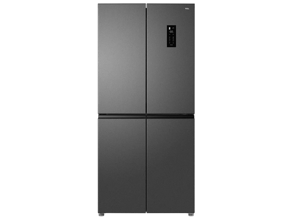 TCL frižider RP470CSE1470L, mat siva boja, French door, vanjski kontrolni display