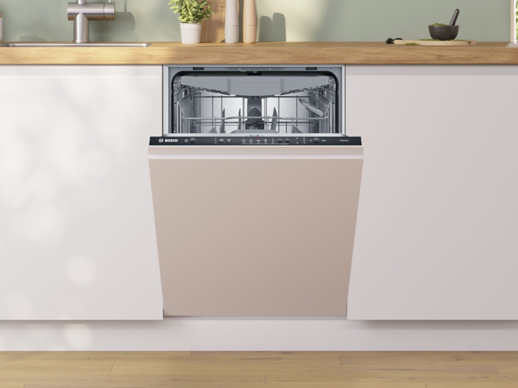 BOSCH perilica posuđa SMV25EX02E, bela boja sa escajg ladicom