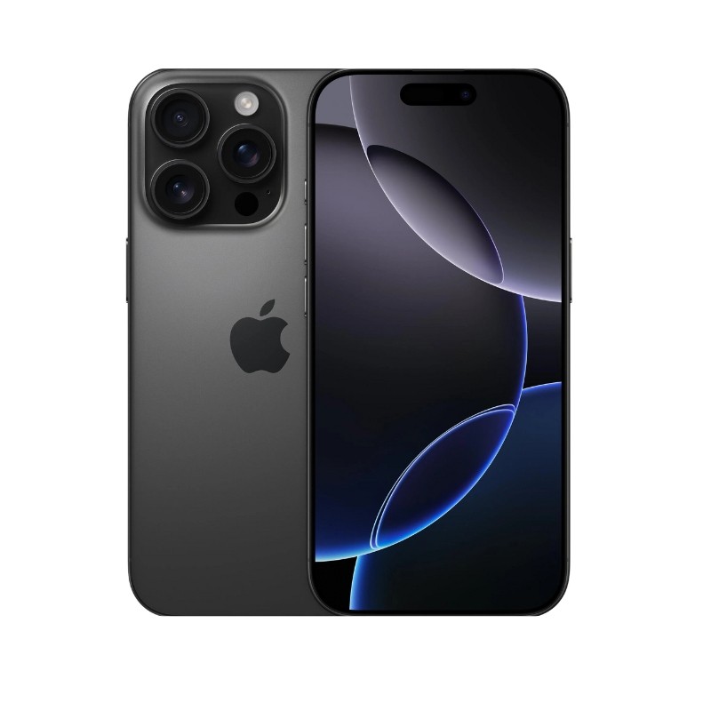 Apple iPhone 16 Pro 128GB Black sa bijelim dizajnom i trostrukom kamerom