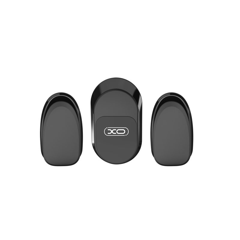 Auto držač XO C66 black set od 3 komada na beloj površini
