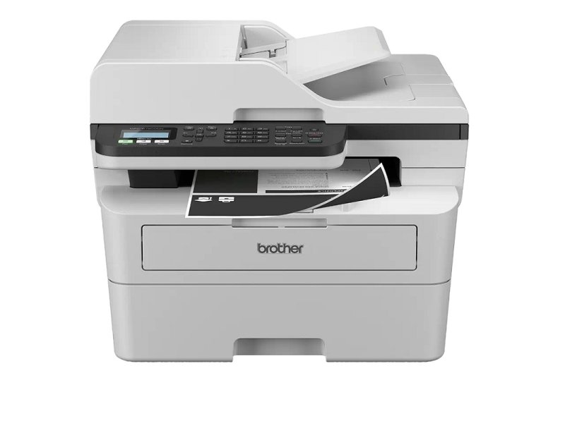 Brother MFC-LSR BK crni multifunkcionalni printer na beloj pozadini