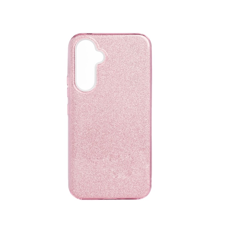 Ružičasta silikonska maskica sa glitter detaljima za Samsung A14
