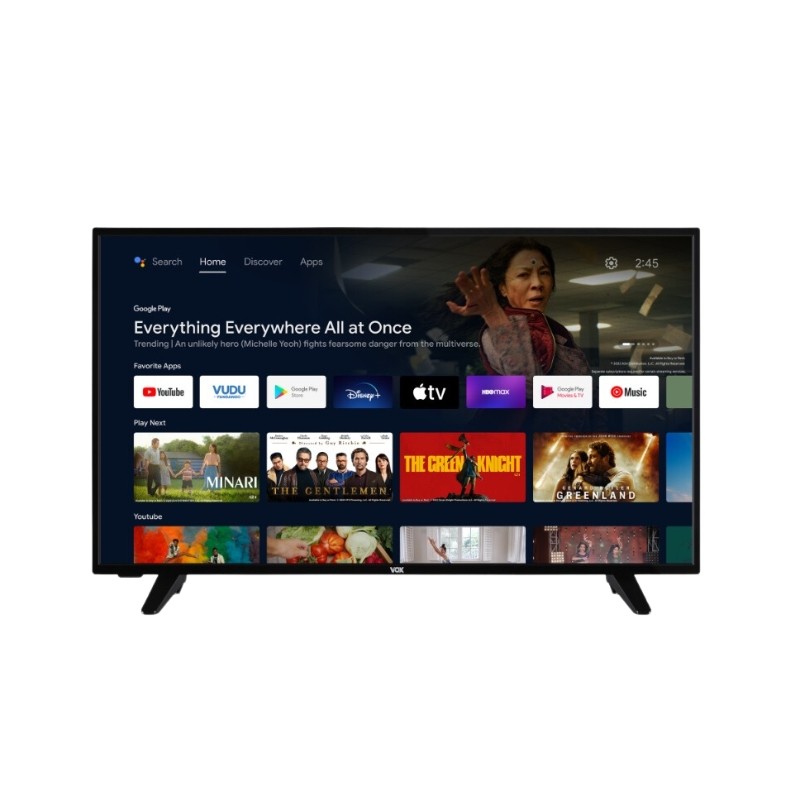 VOX LED TV 55VDU683B - 55-inčni 4K Ultra HD televizor s tankim okvirom i elegantnim dizajnom
