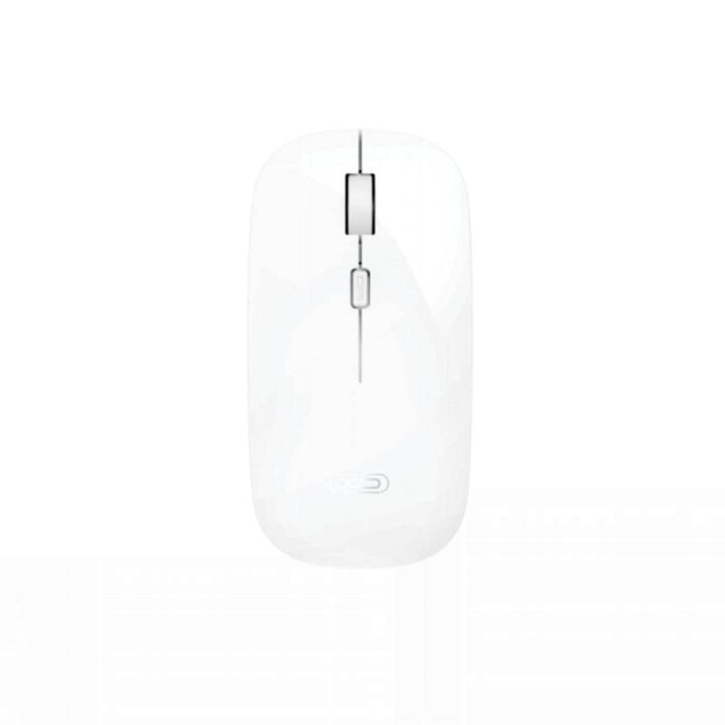 Bežični miš XO M7 White na beloj podlozi