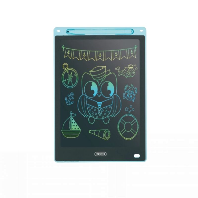 Plavi XO V01 pisi brisi tablet sa 10 stranica za crtanje i učenje