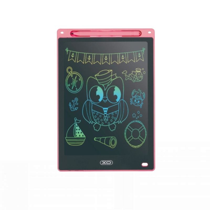 XO V01 10 pisi-brisi tablet u rozoj boji sa olovkom