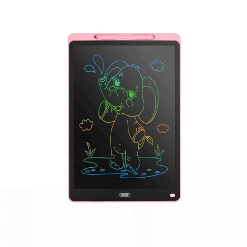 XO V02 16 pisi-brisi tablet u rozoj boji sa olovkom