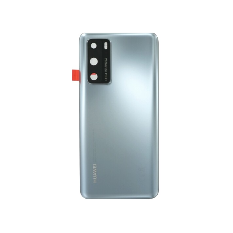 Srebreni zadnji poklopac sa staklom kamere za Huawei P40