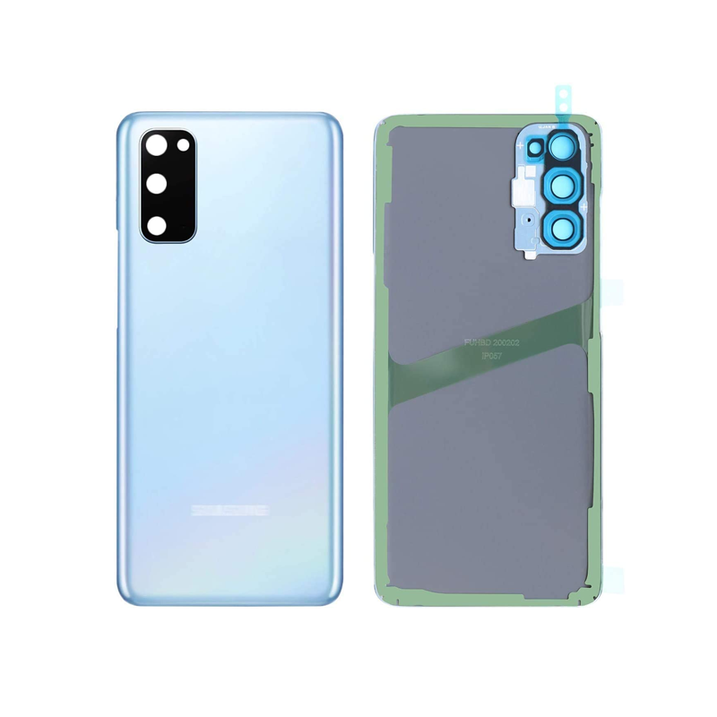 Plavi zadnji poklopac sa staklom kamere za Samsung S20