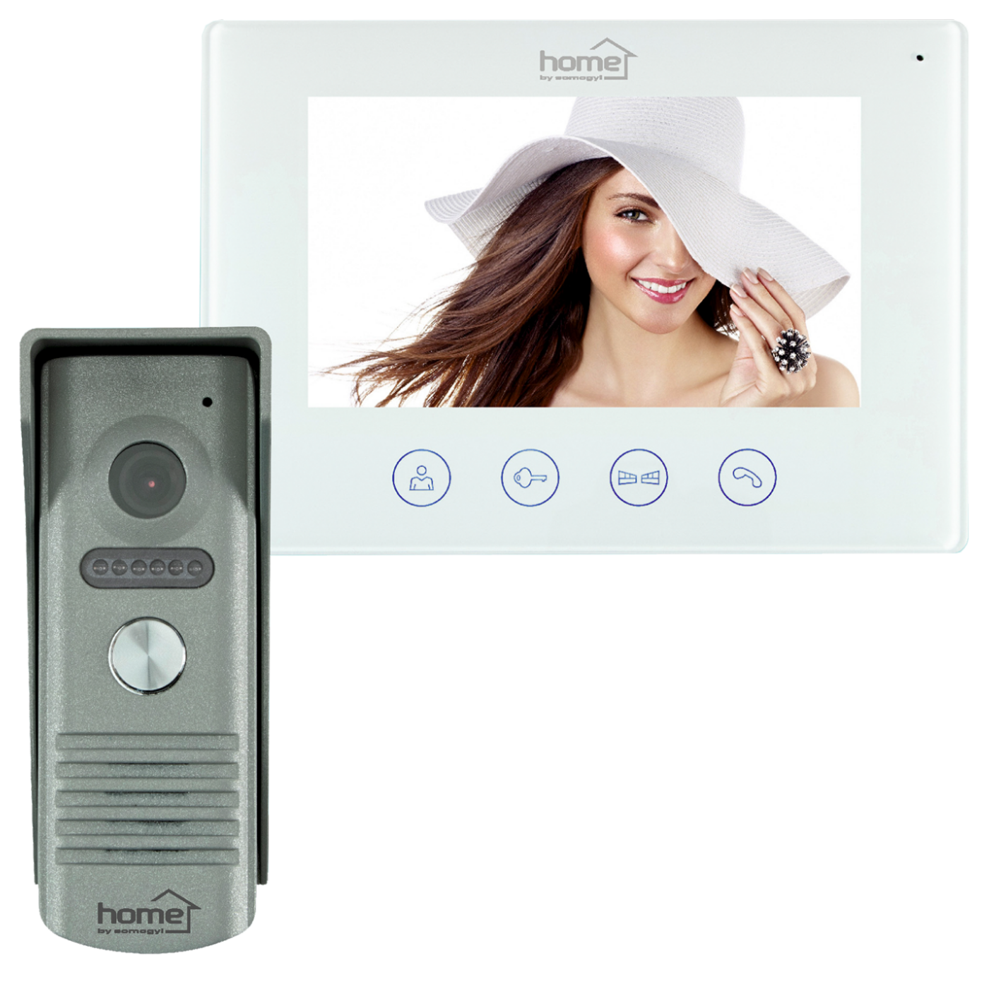 Home žični video interfon set sa 7" LCD ekranom i WiFi povezivošću