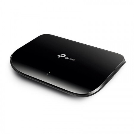 TP-Link TL-SG1005D Gigabit Switch sa 5 RJ45 portova na beloj podlozi