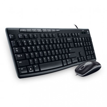 Logitech MK200 set tastature i miša sa crnom bojom i USB konektorom