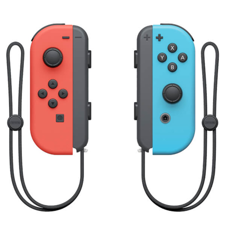 Nintendo Switch Joy-Con kontroleri u neon crvenoj i plavoj boji