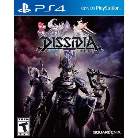 Omot igre Dissidia Final Fantasy za PlayStation 4 sa naslovnim likovima