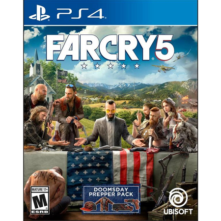 Far Cry 5 PS4 omot igre sa naslovnim likom i pejzažom Montane