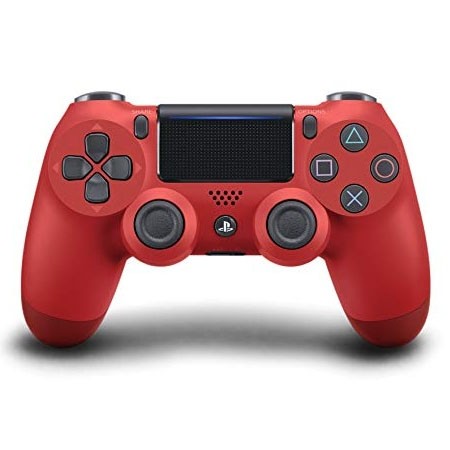 Crveni PlayStation 4 DualShock 4 V2 bežični kontroler sa dugmetima i D-padom